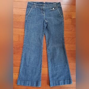 Ann Taylor Blue Flare & Wide Leg Jeans